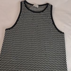 ZARA Trafaluc Tank Small Black & White